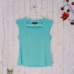 Kasper Women's PL Sleeveless Blouse‎ Office Career Y2K Preppy